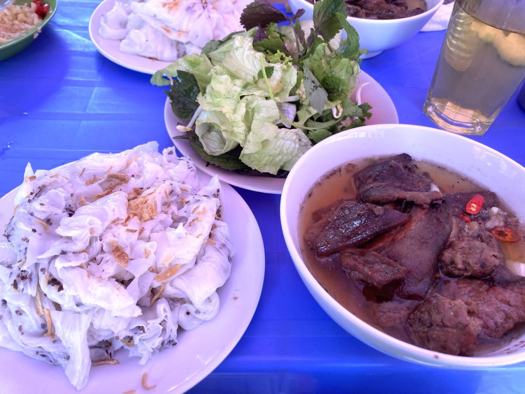 ハノイ名物Bún Chả (Bánh Cuốn ver)